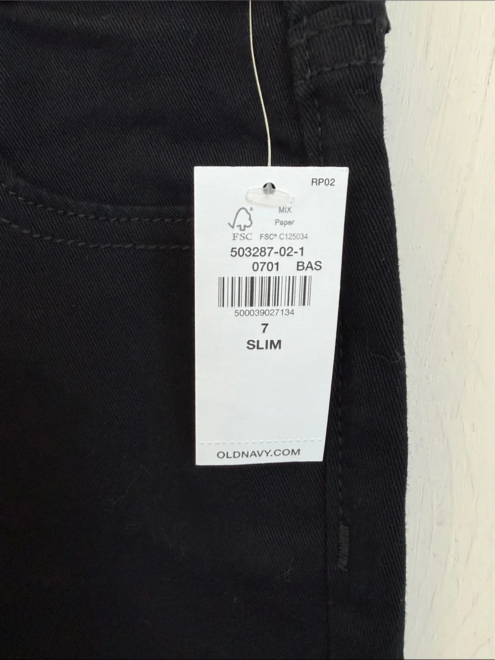 Old Navy Black Slim Kids Jeans